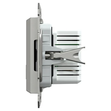 USB-розетка тип A+C 21 Вт алюміній