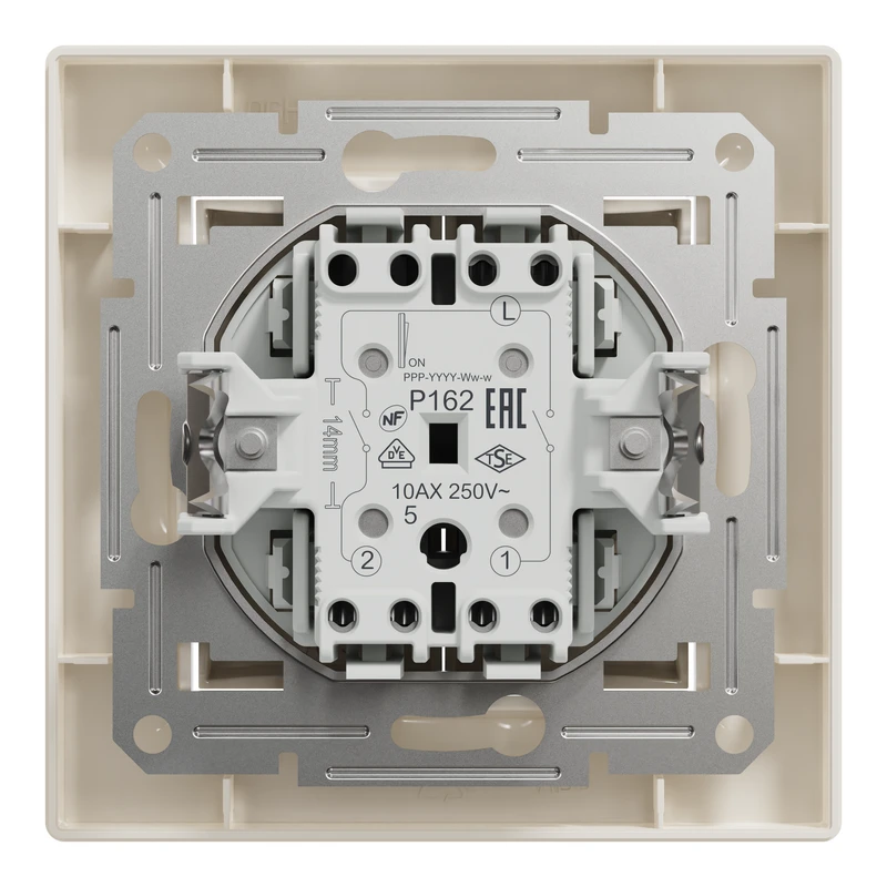 ВИМИКАЧ ДВОКЛАВ САМОЗАЖ КРЕМ ASFORA