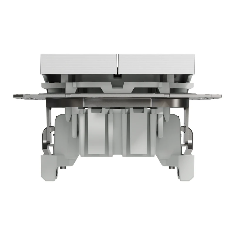 ВИМИКАЧ ДВОКЛАВ САМОЗАЖ ASFORA АЛЮМ.