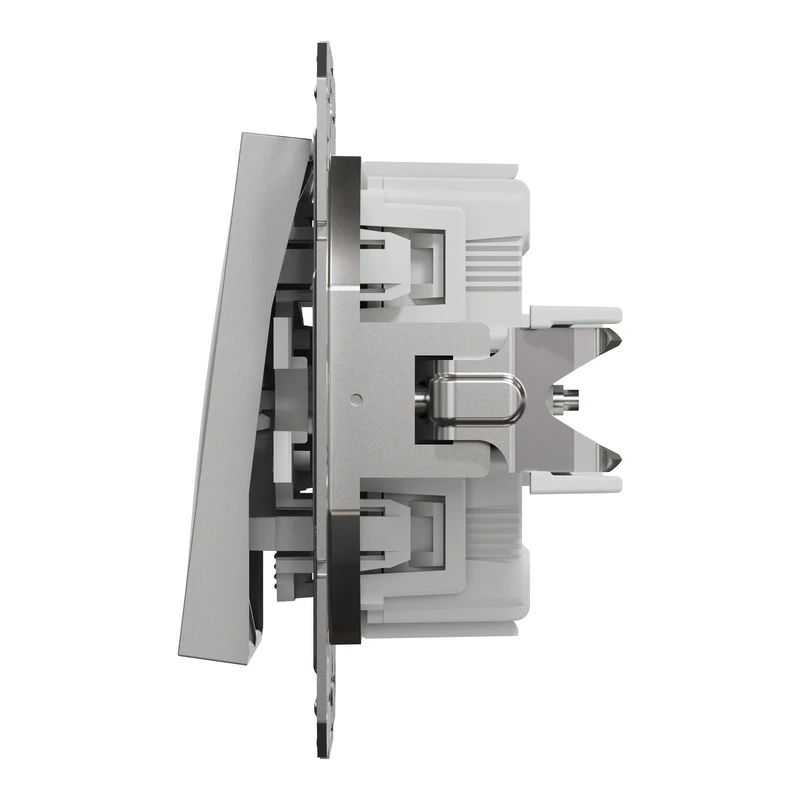 ВИМИКАЧ ДВОКЛАВ САМОЗАЖ ASFORA АЛЮМ.