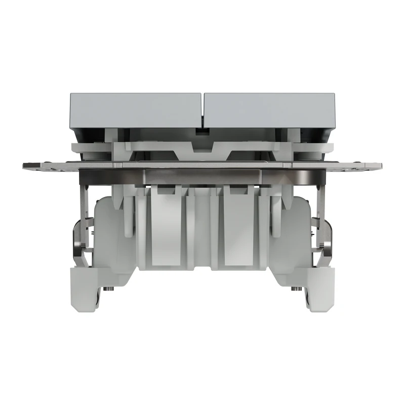 ВИМИКАЧ ДВОКЛАВ САМОЗАЖ ASFORA СТАЛЬ