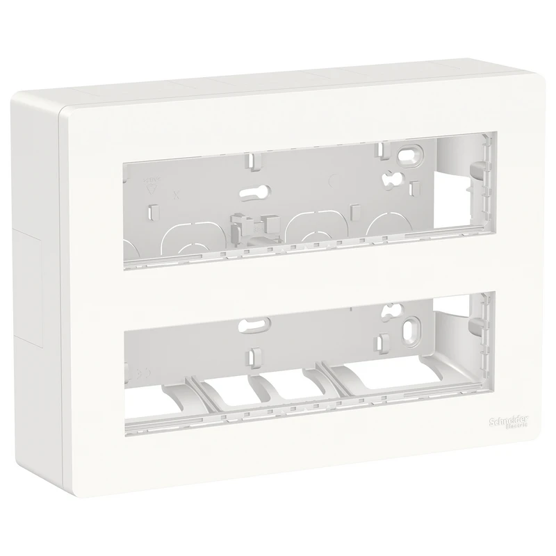 Блок unica system+ відкр.вст. 2х4 антиб.