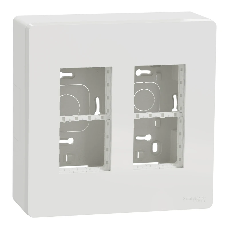 Блок unica system+ відкр.вст. 2х2 білий