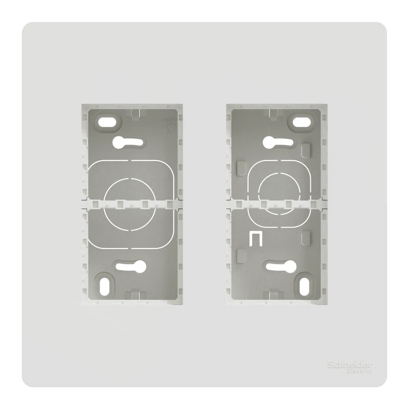 Блок unica system+ відкр.вст. 2х2 білий