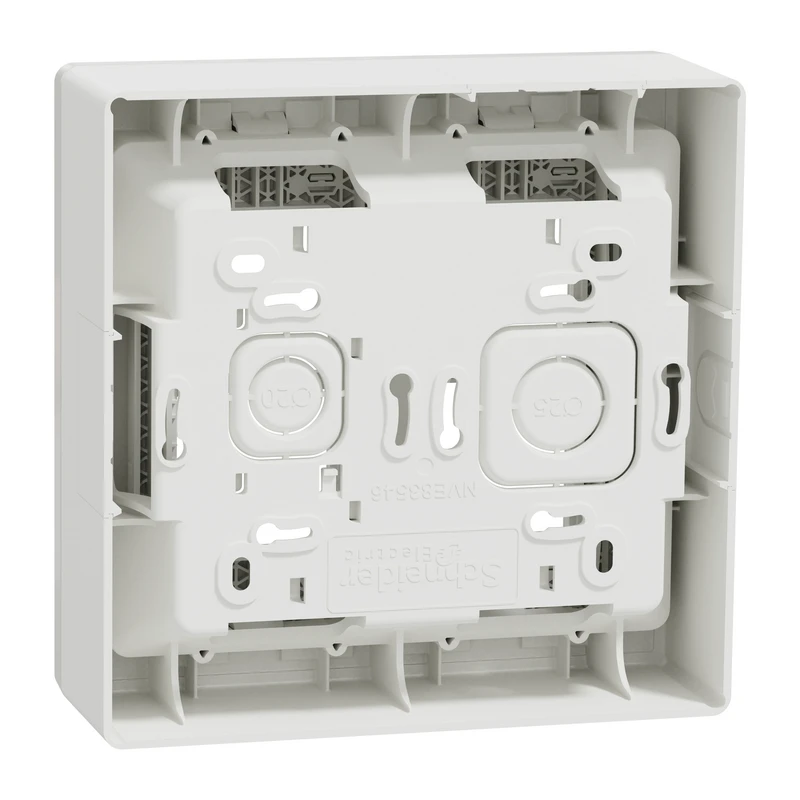 Блок unica system+ відкр.вст. 2х2 білий
