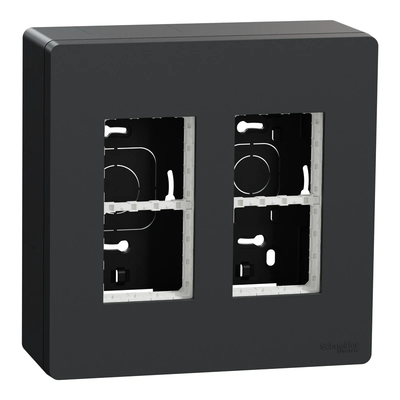 Блок unica system+ відкр.вст. 2х2 антрац