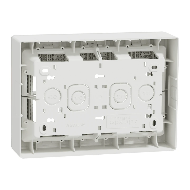 Блок unica system+ відкрт.вст. 3х2 білий