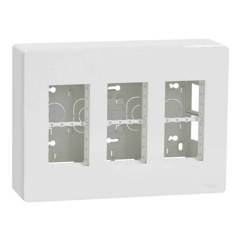 Блок unica system+ відкрт.вст. 3х2 білий