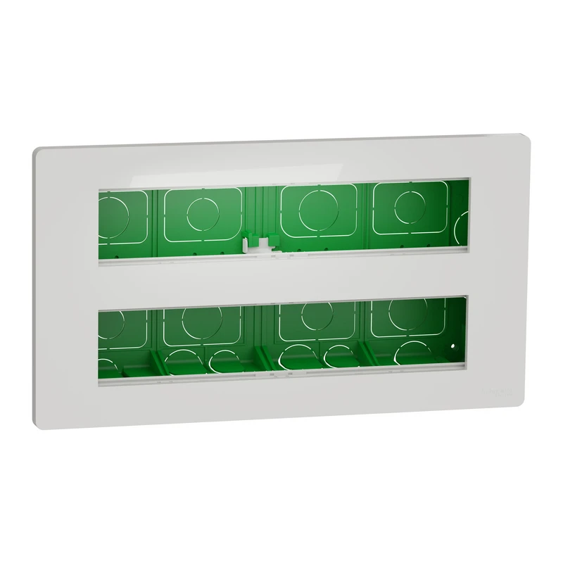 Блок unica system+ прих.вст. 2х5 антиб.