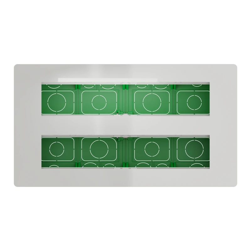 Блок unica system+ прих.вст. 2х5 антиб.