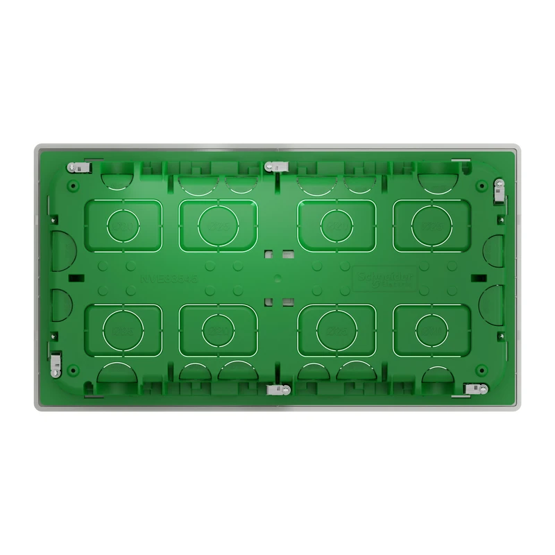 Блок unica system+ прих.вст. 2х5 антиб.