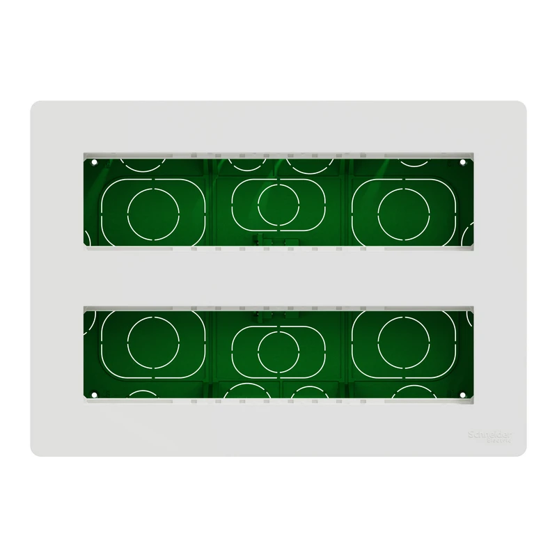 Блок unica system+ прих.вст. 2х4 антиб.