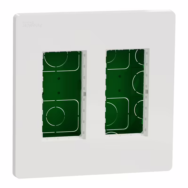 Блок unica system+ прих.вст. 2х2 білий