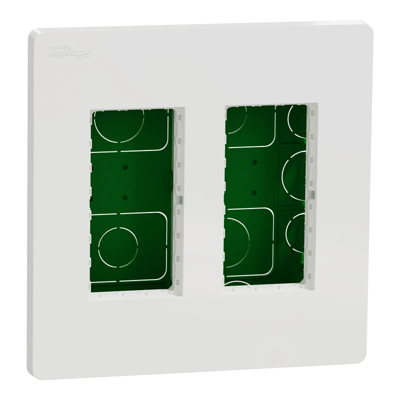 Блок unica system+ прих.вст. 2х2 білий