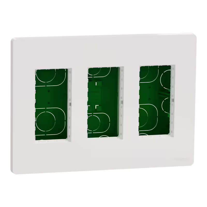 Блок unica system+ прих.вст. 3х2 білий