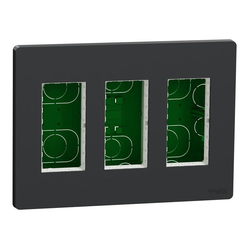 Блок unica system+ прих.вст. 3х2 антрац.