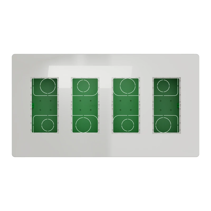 Блок unica system+ cкр.взт. 4х2 білий