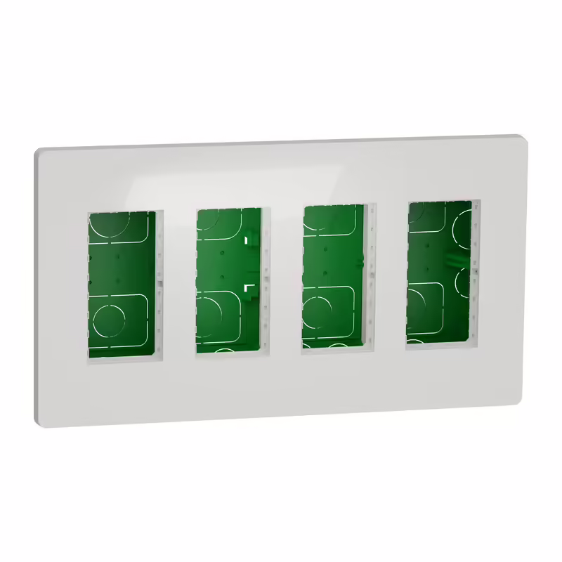 Блок unica system+ cкр.взт. 4х2 білий