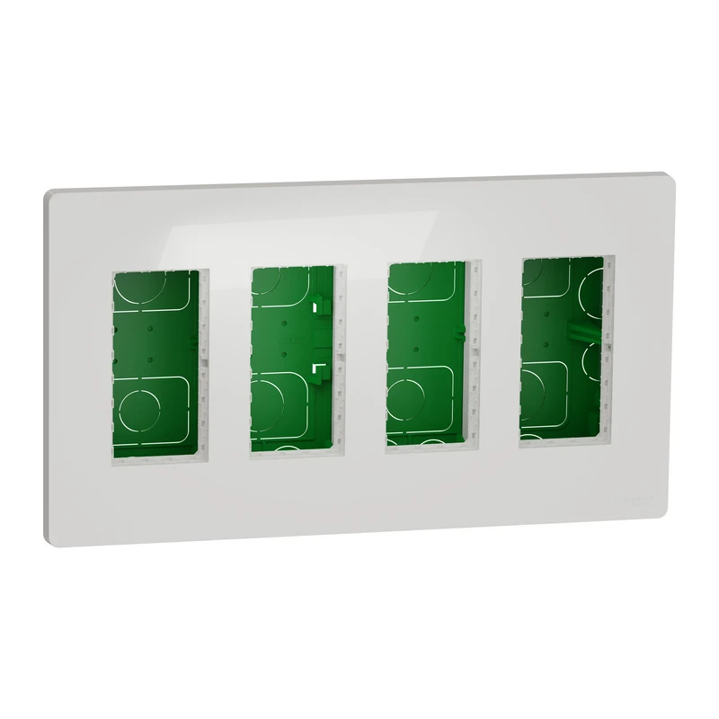 Блок unica system+ cкр.взт. 4х2 білий