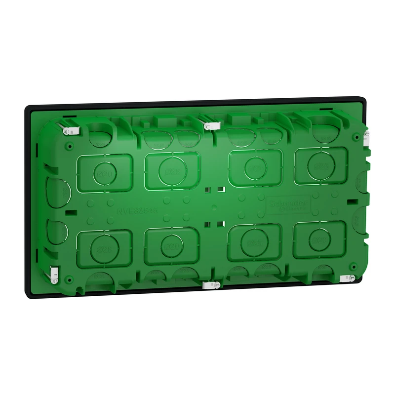 Блок unica system+ прих.вст. 4х2 антрац.