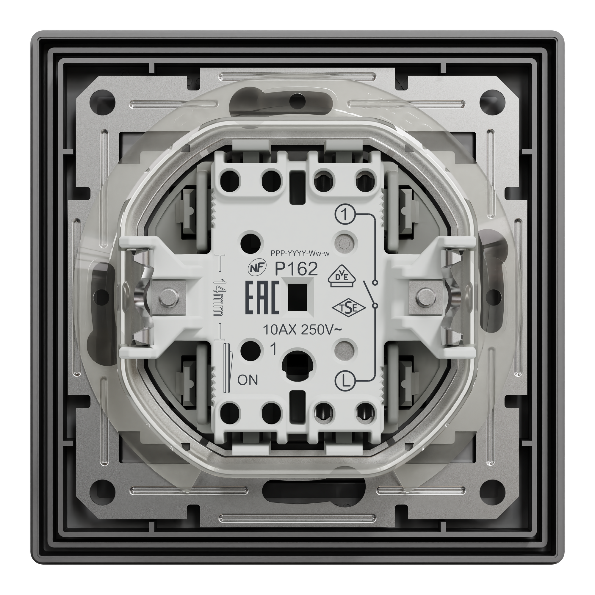 EPH0100271 ОДНКЛ. ВИМИКАЧ АНТР. IP44 ASFORA