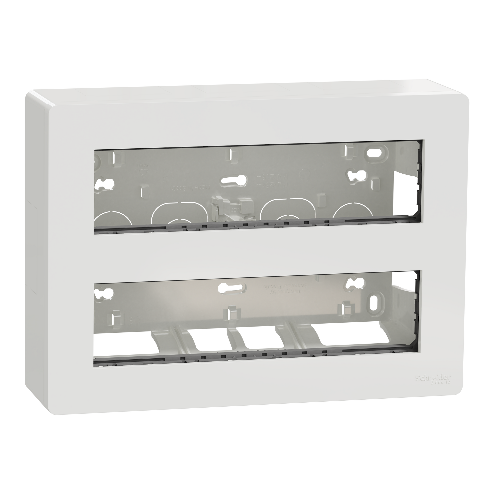 NU121020 Блок unica system+ відкр.вст 2х5 антиб.