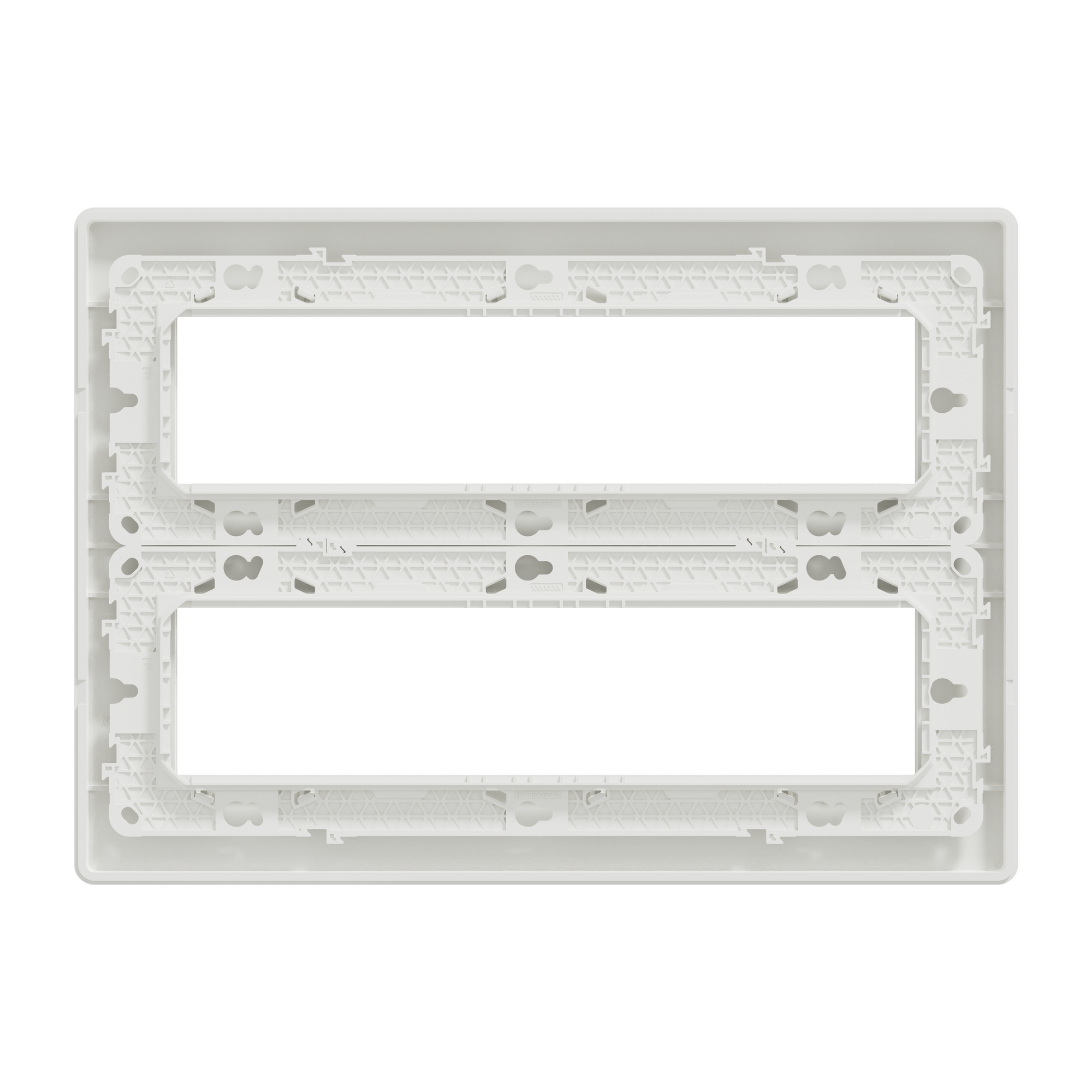 NU121820 Блок unica system+ відкр.вст. 2х4 антиб.
