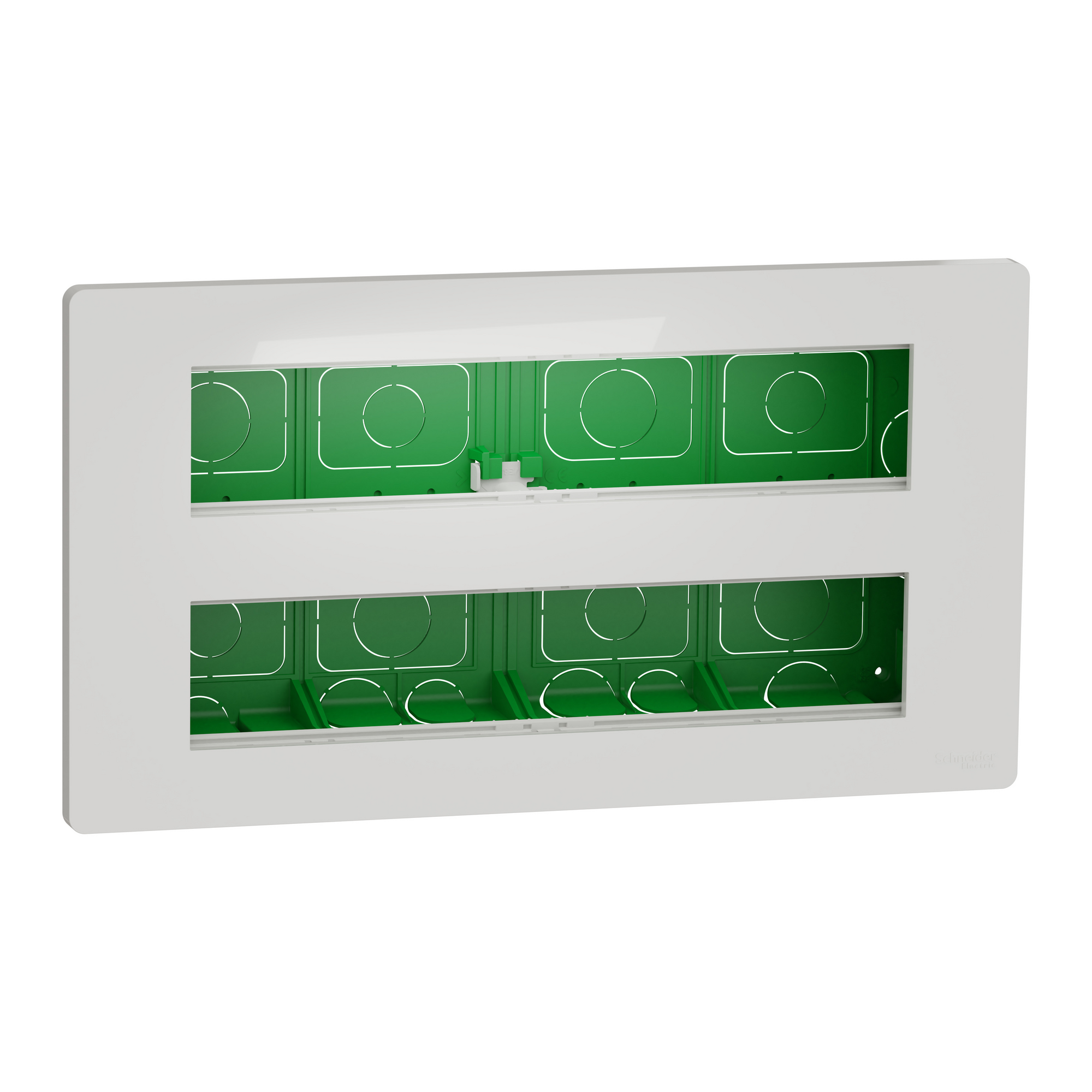 NU171020 Блок unica system+ прих.вст. 2х5 антиб.