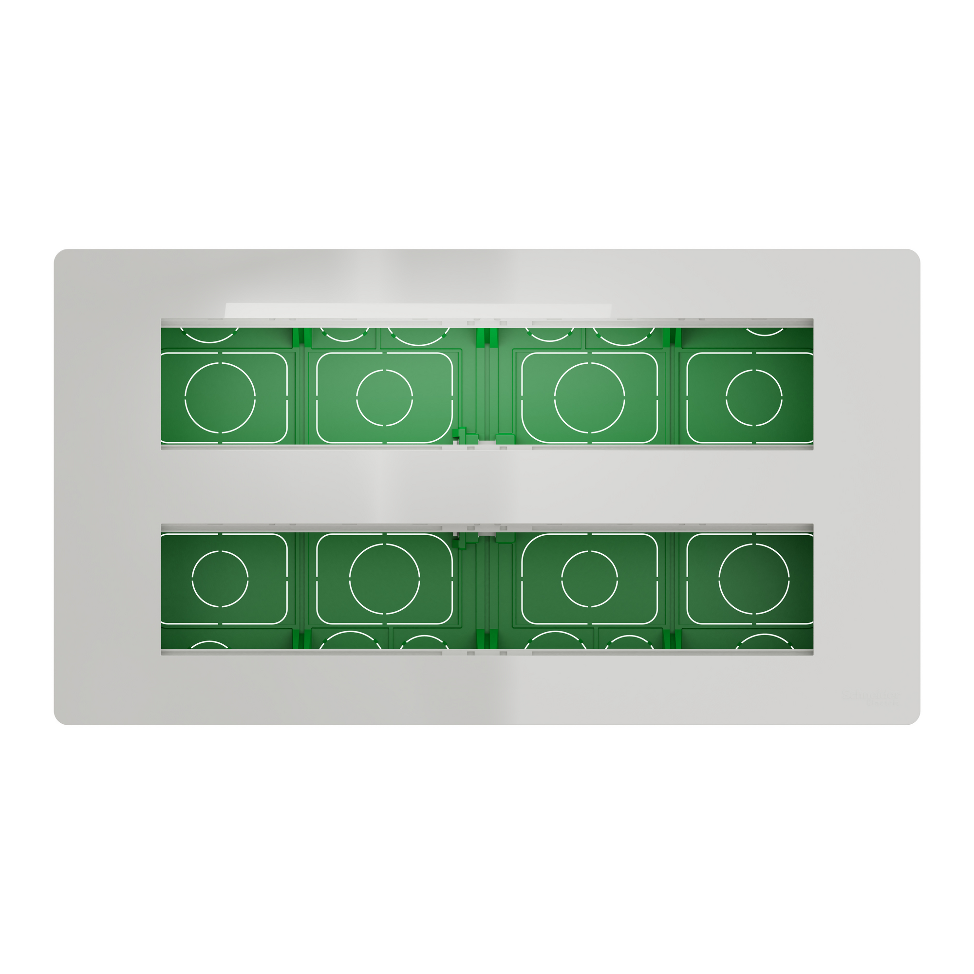 NU171020 Блок unica system+ прих.вст. 2х5 антиб.