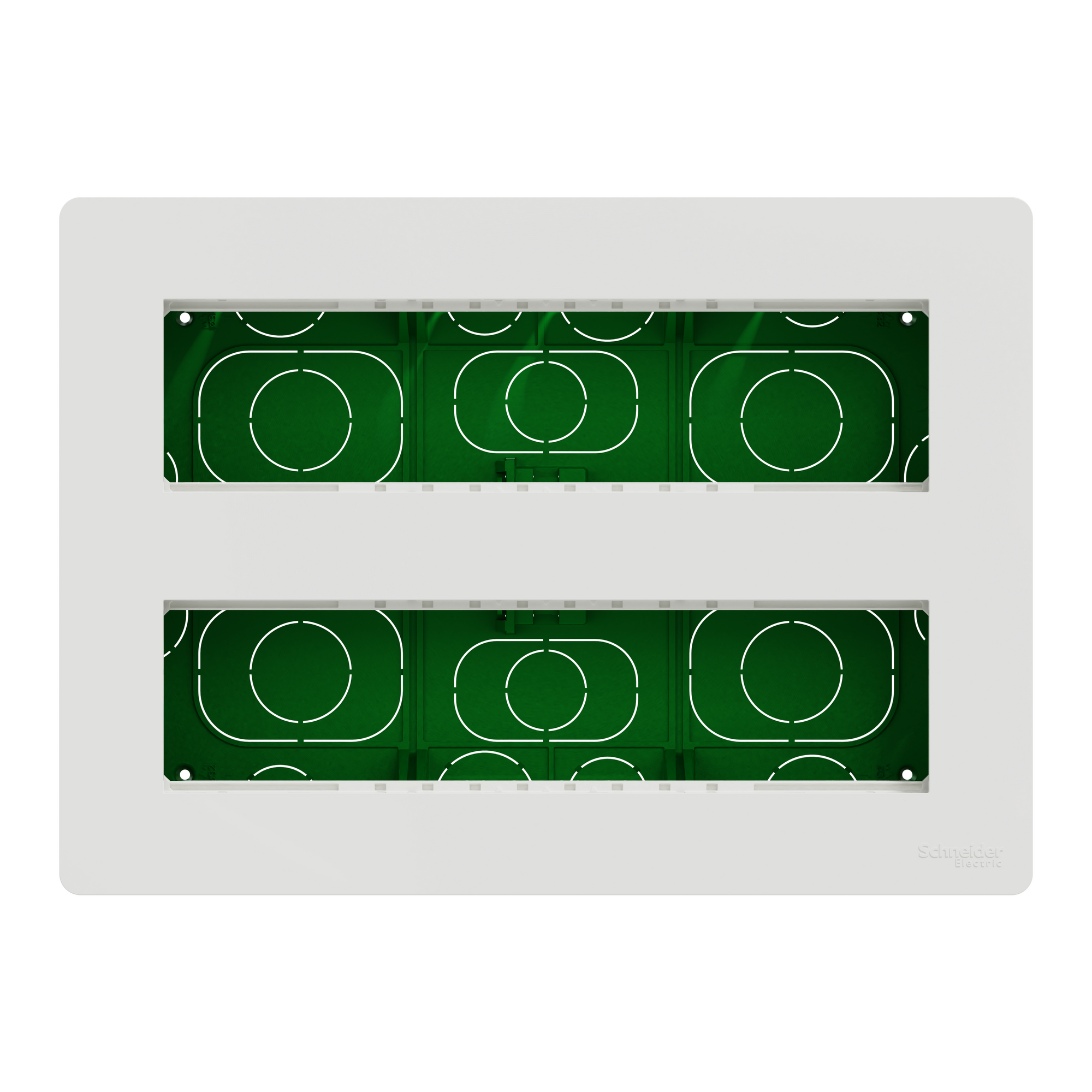 NU171820 Блок unica system+ прих.вст. 2х4 антиб.