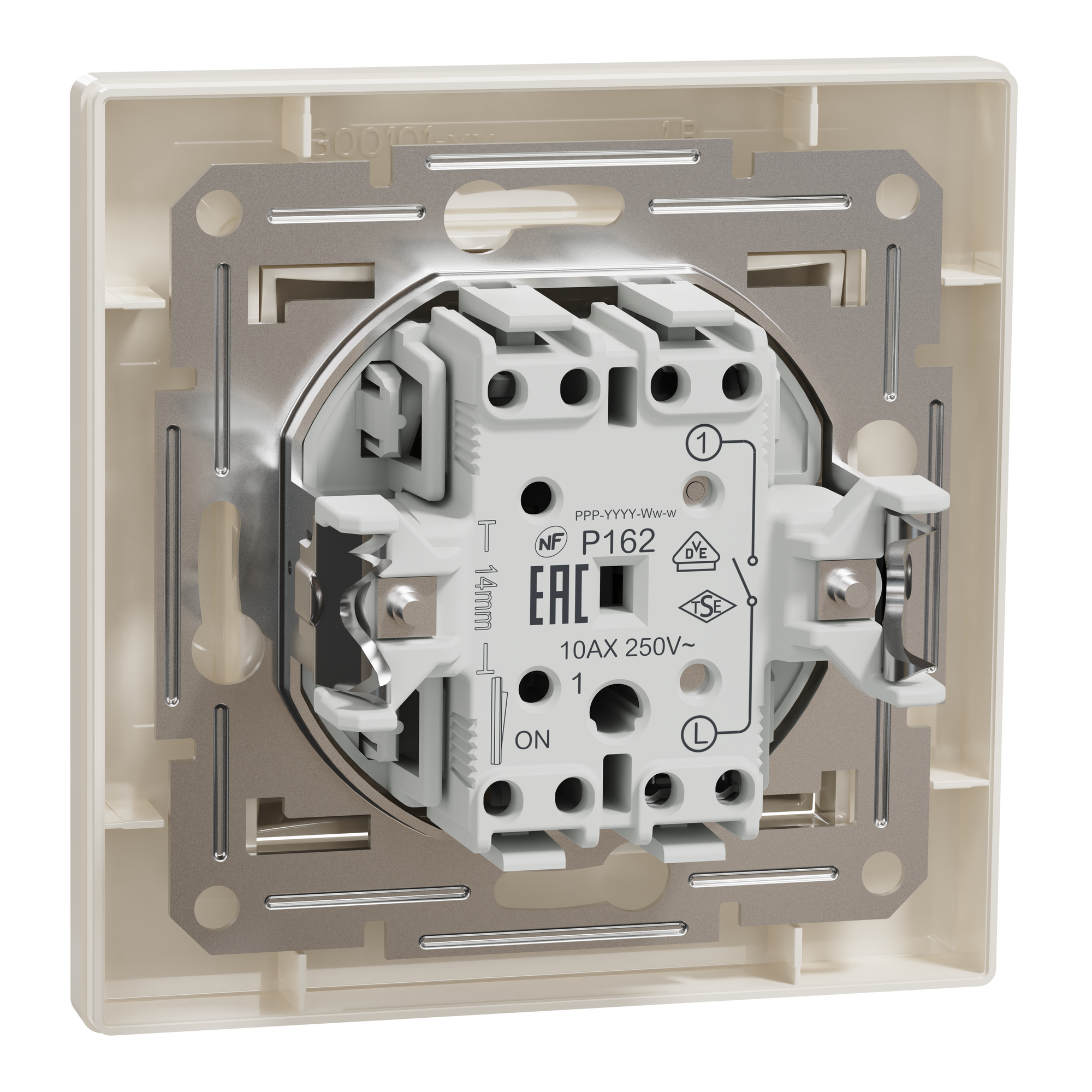 EPH0100123 ВИМИКАЧ ОДНОКЛ САМОЗАЖ КРЕМ ASFORA