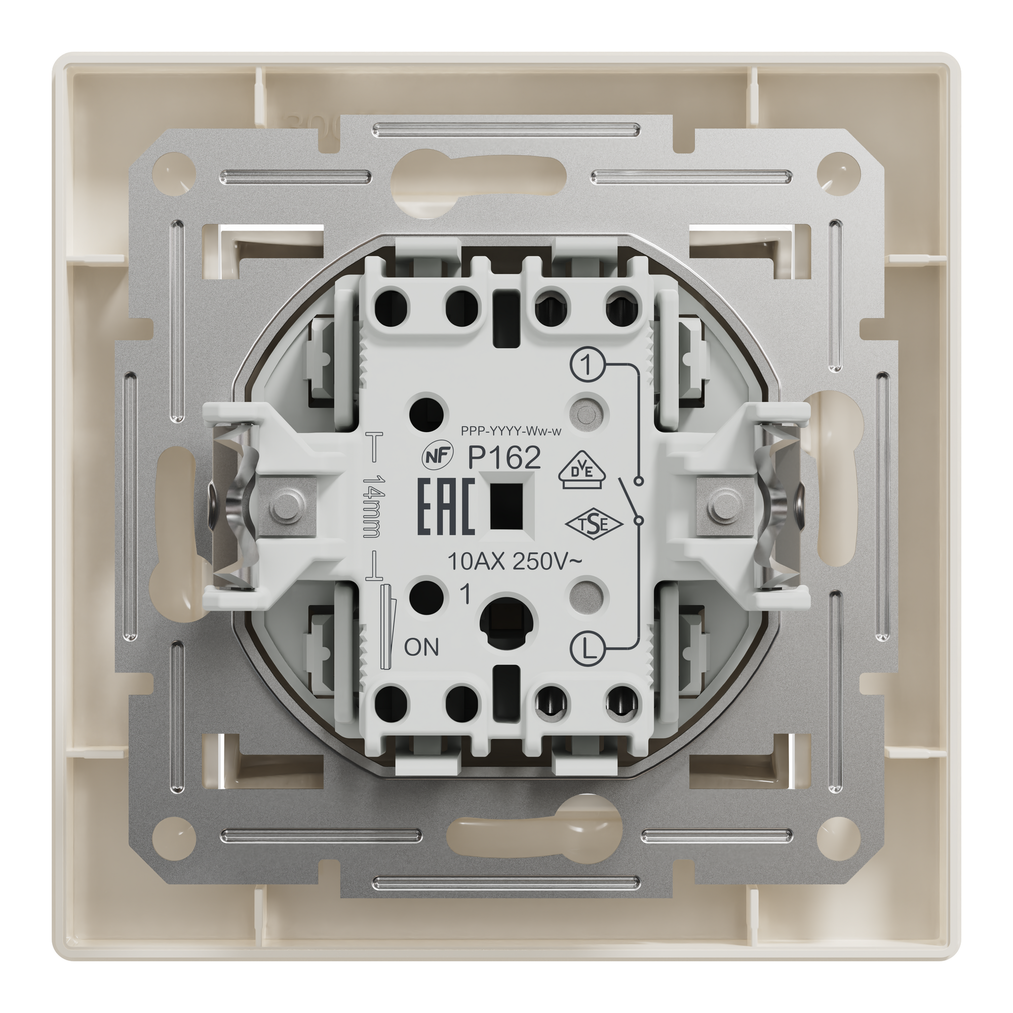 EPH0100123 ВИМИКАЧ ОДНОКЛ САМОЗАЖ КРЕМ ASFORA