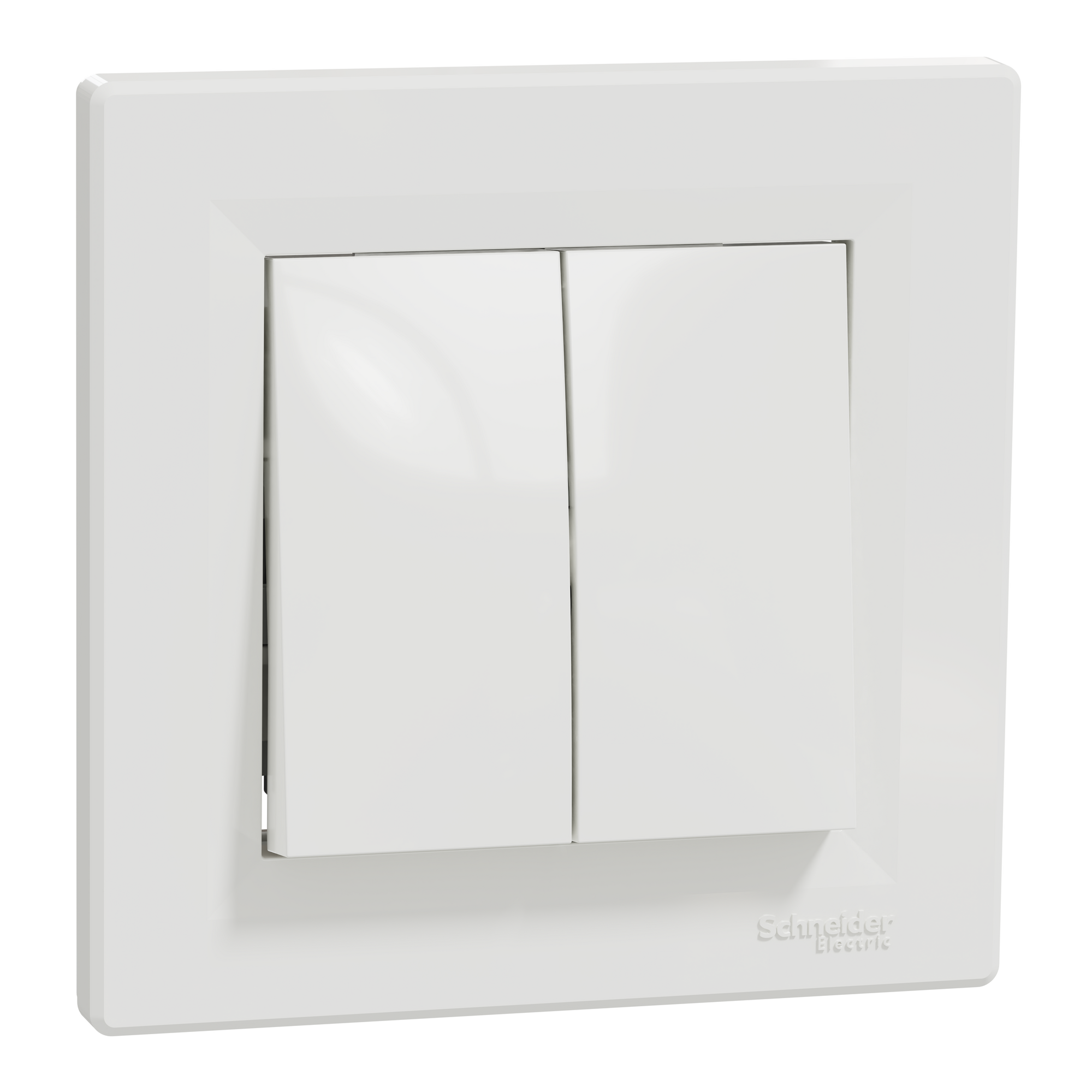 EPH0300121 ВИМИКАЧ ДВОКЛАВ САМОЗАЖ БІЛИЙ ASFORA