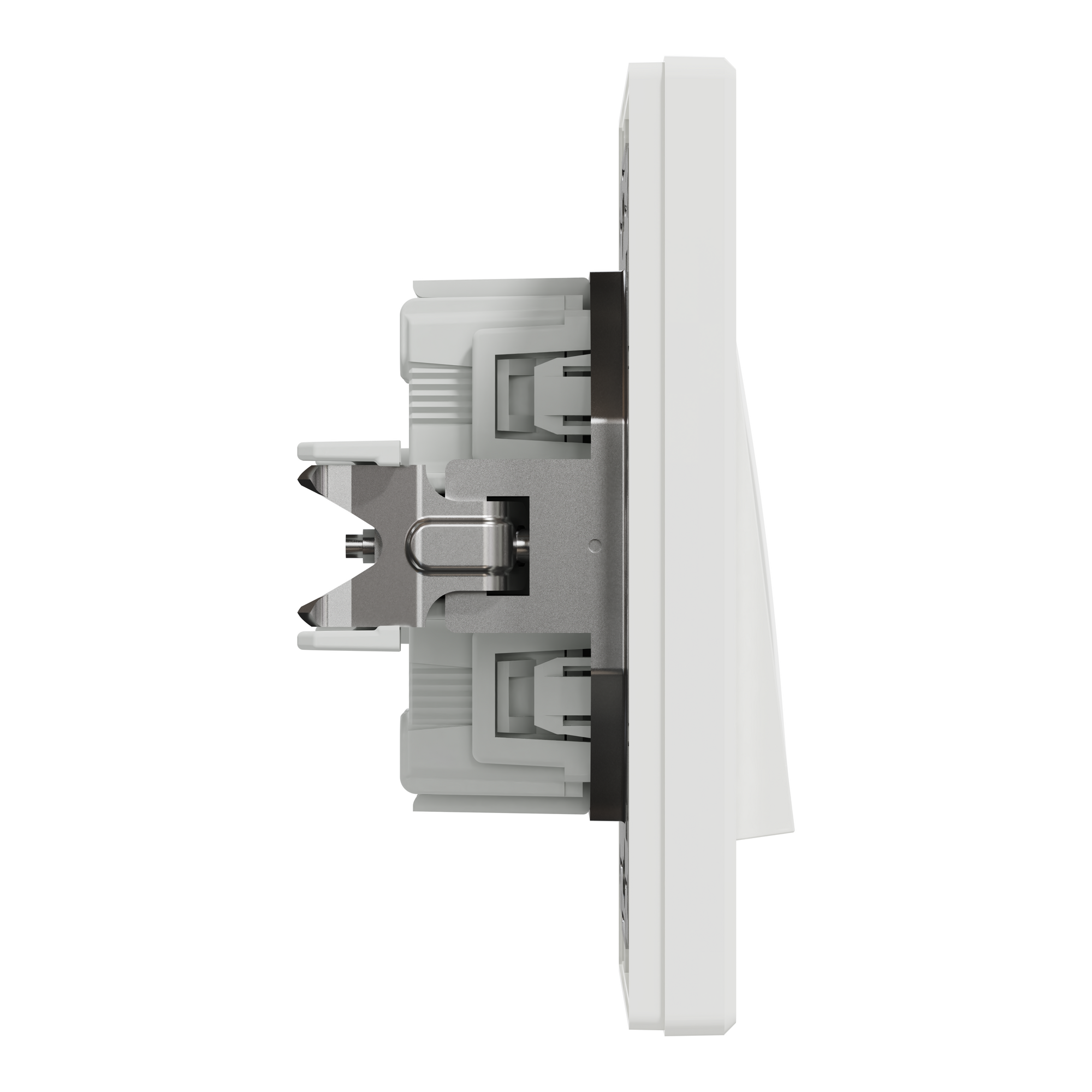 EPH0300121 ВИМИКАЧ ДВОКЛАВ САМОЗАЖ БІЛИЙ ASFORA