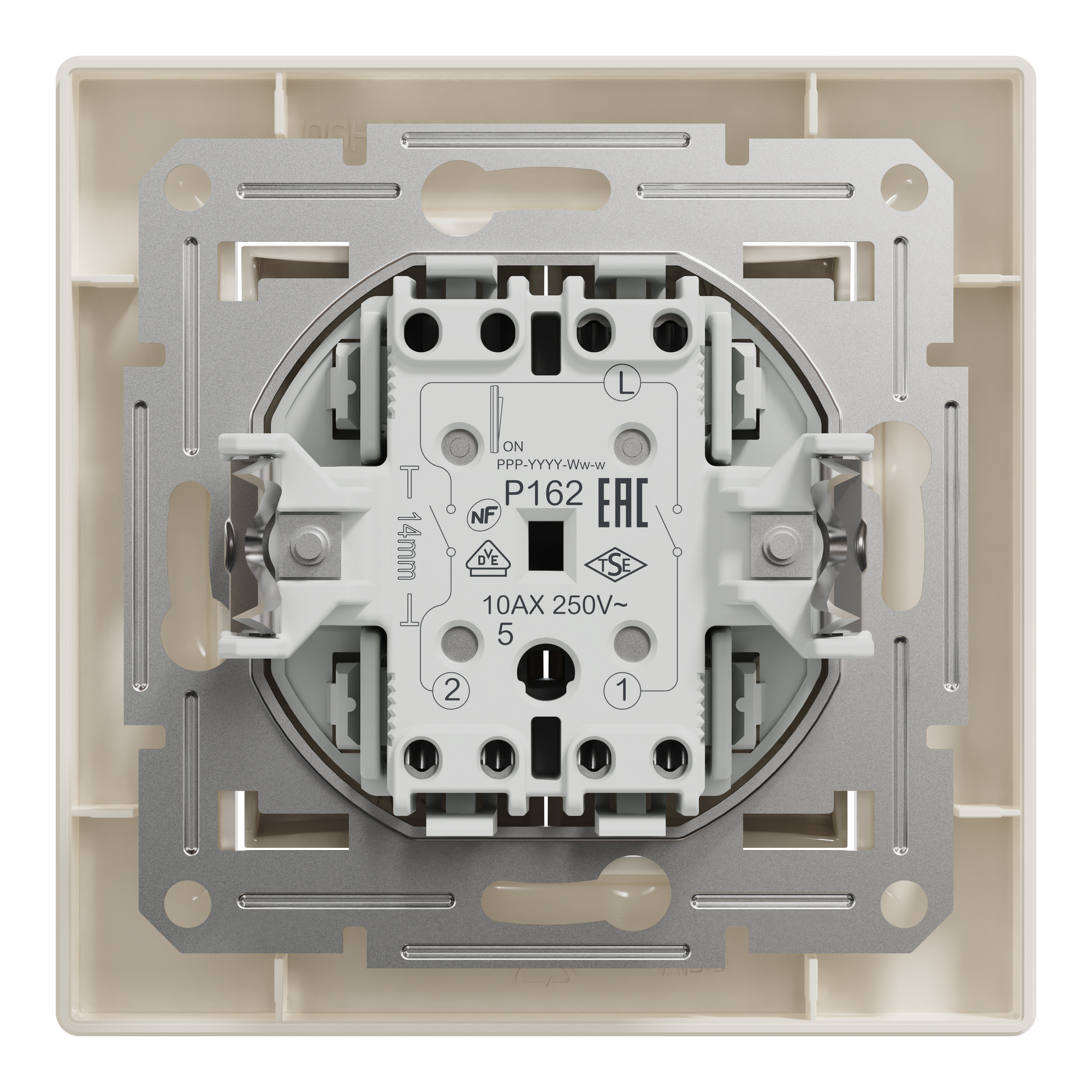 EPH0300123 ВИМИКАЧ ДВОКЛАВ САМОЗАЖ КРЕМ ASFORA