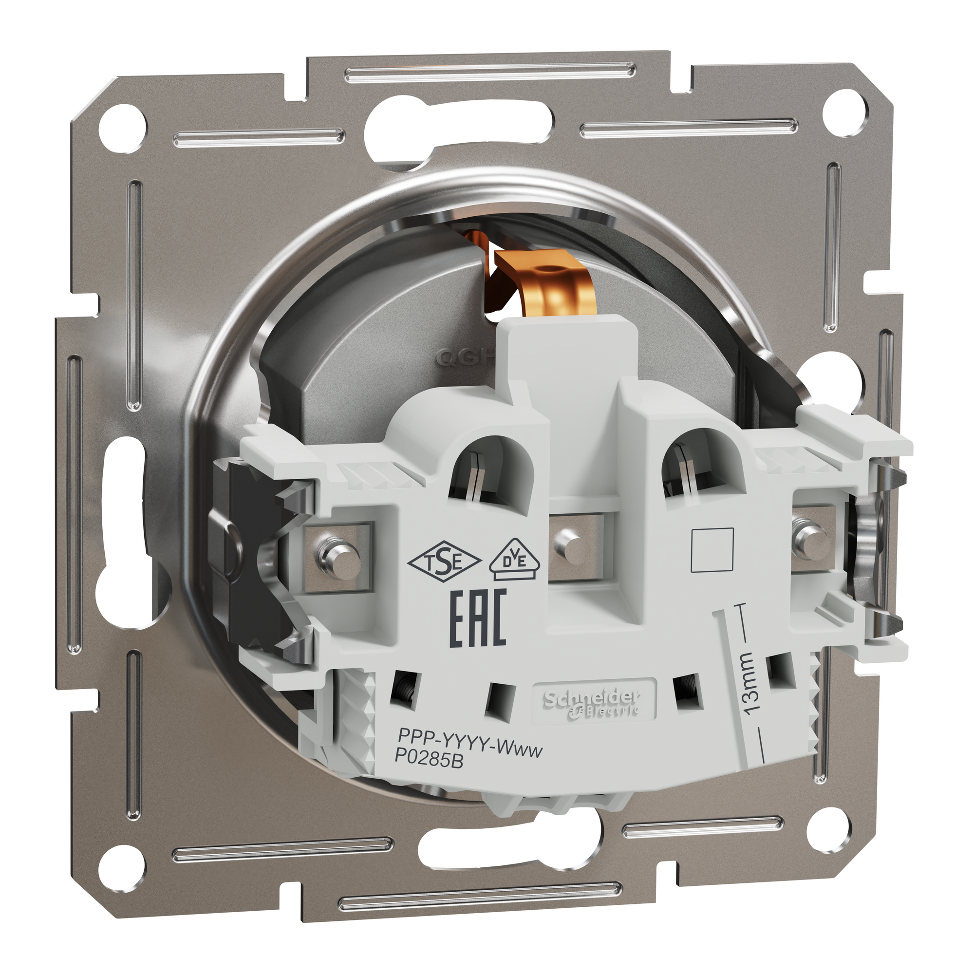 EPH2900161 Р-ТКА З КОНТАК ЩО З/ЗЕМ ASFORA АЛЮМ.