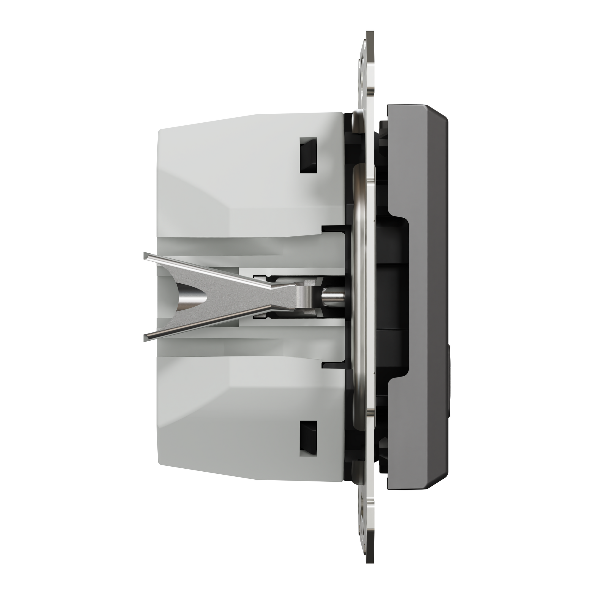 EPH2700471 USB розетка А+С, 3 А, 45 Вт, антрацит