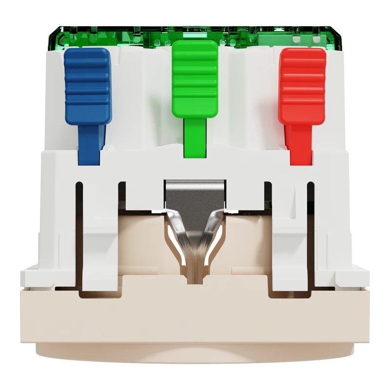 Unica New Сил.роз + USB-С 10,5Вт 2М беж