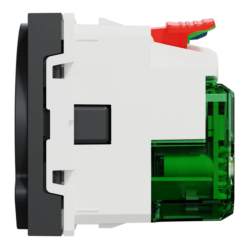 Unica New Сил.роз + USB-С 10,5Вт 2М антр