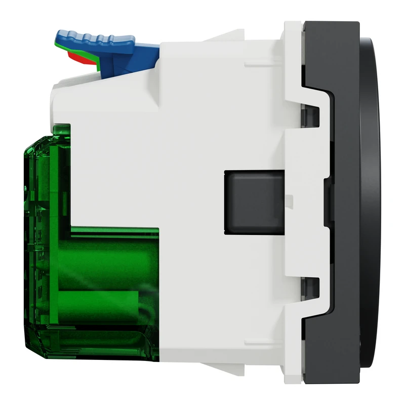 Unica New Сил.роз + USB-С 10,5Вт 2М антр