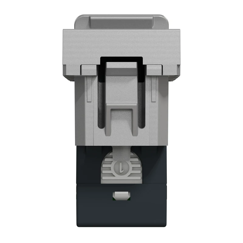 RJ45 1 модуль CAT6A FTP алюм