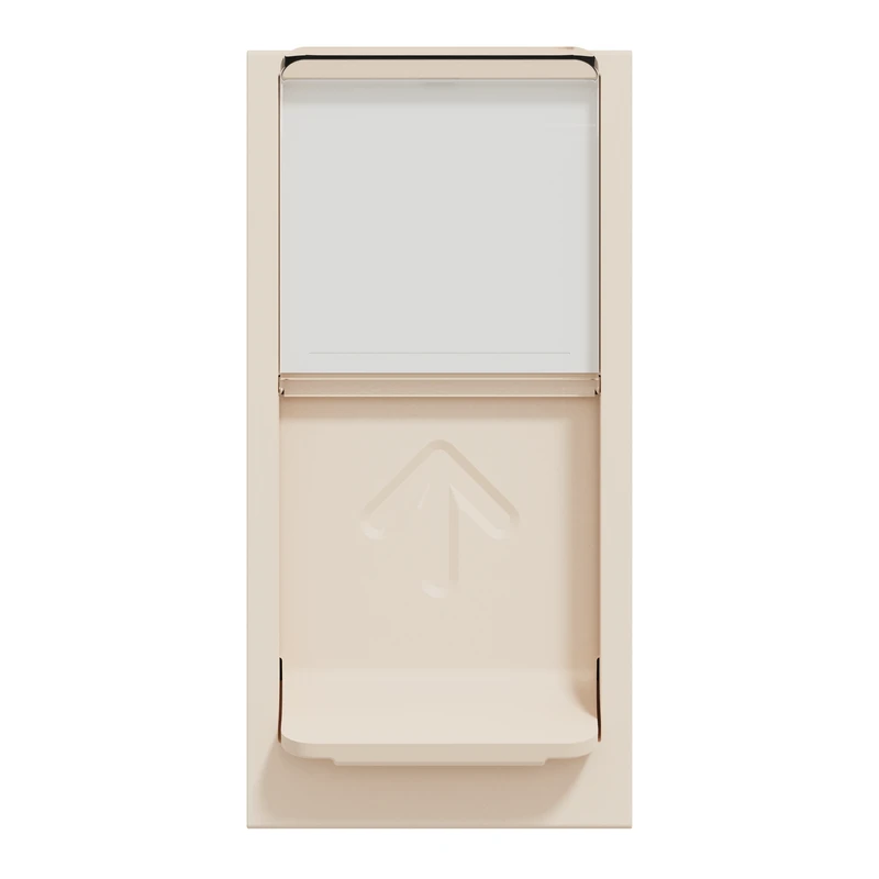 RJ45 1 модуль CAT6A FTP бежий