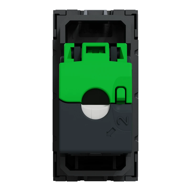 RJ45 1 модуль CAT6A FTP антрацит