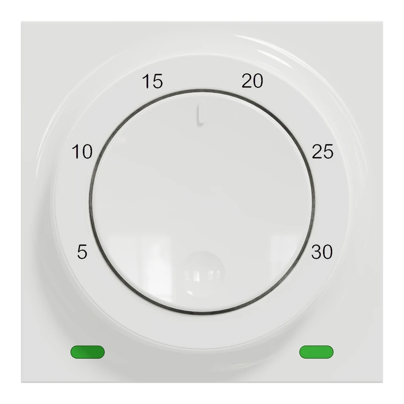 Термостат кімнатний, вбуд.датчик 8А біл.