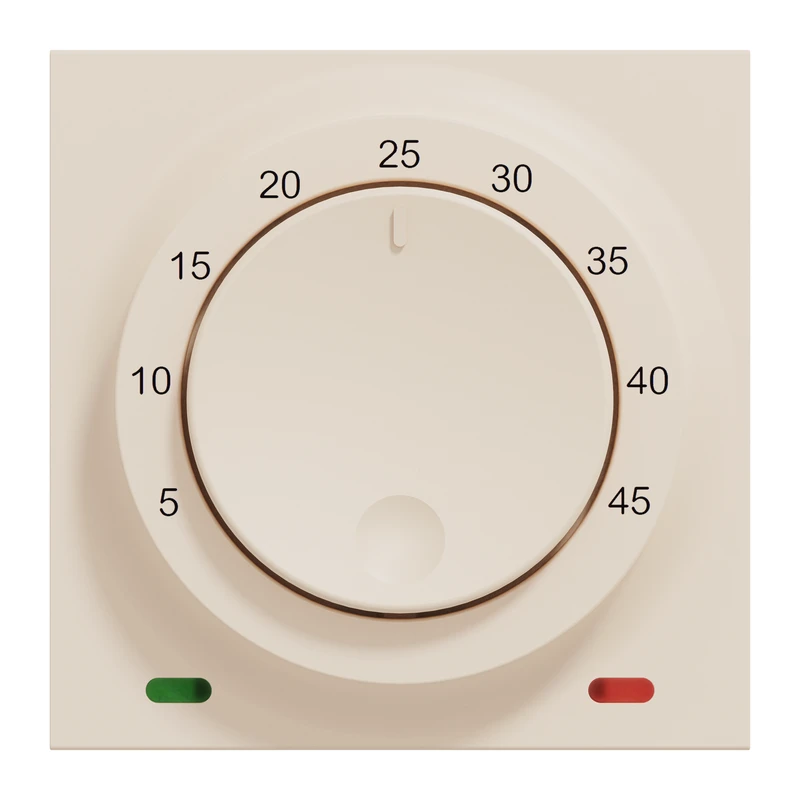 Термостат кімнатний, вбуд.датчик 8А беж.