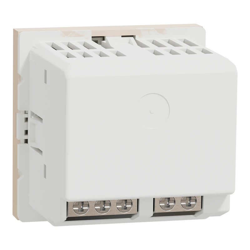 Термостат кімнатний, вбуд.датчик 8А беж.