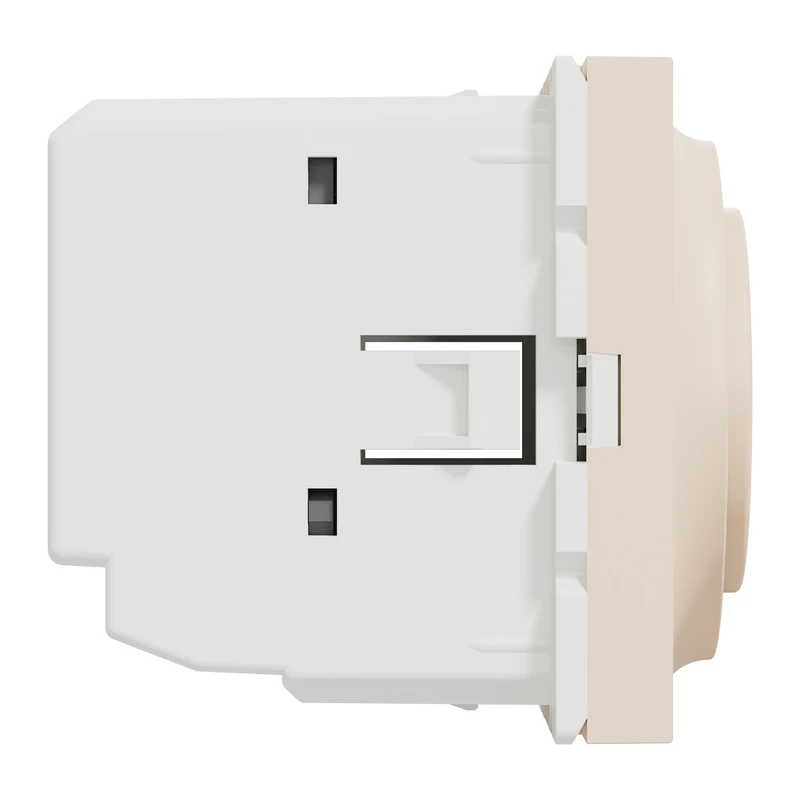 Термостат кімнатний, вбуд.датчик 8А беж.