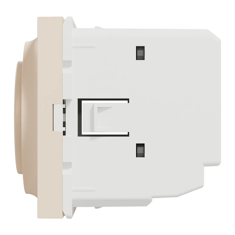 Термостат кімнатний, вбуд.датчик 8А беж.